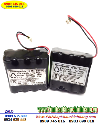 Pin máy điện tim RH210AA-081TC , HS111104-AMP Rechargeable NiMh Battery (2100mAh) /Nhận thay pin thiết bị